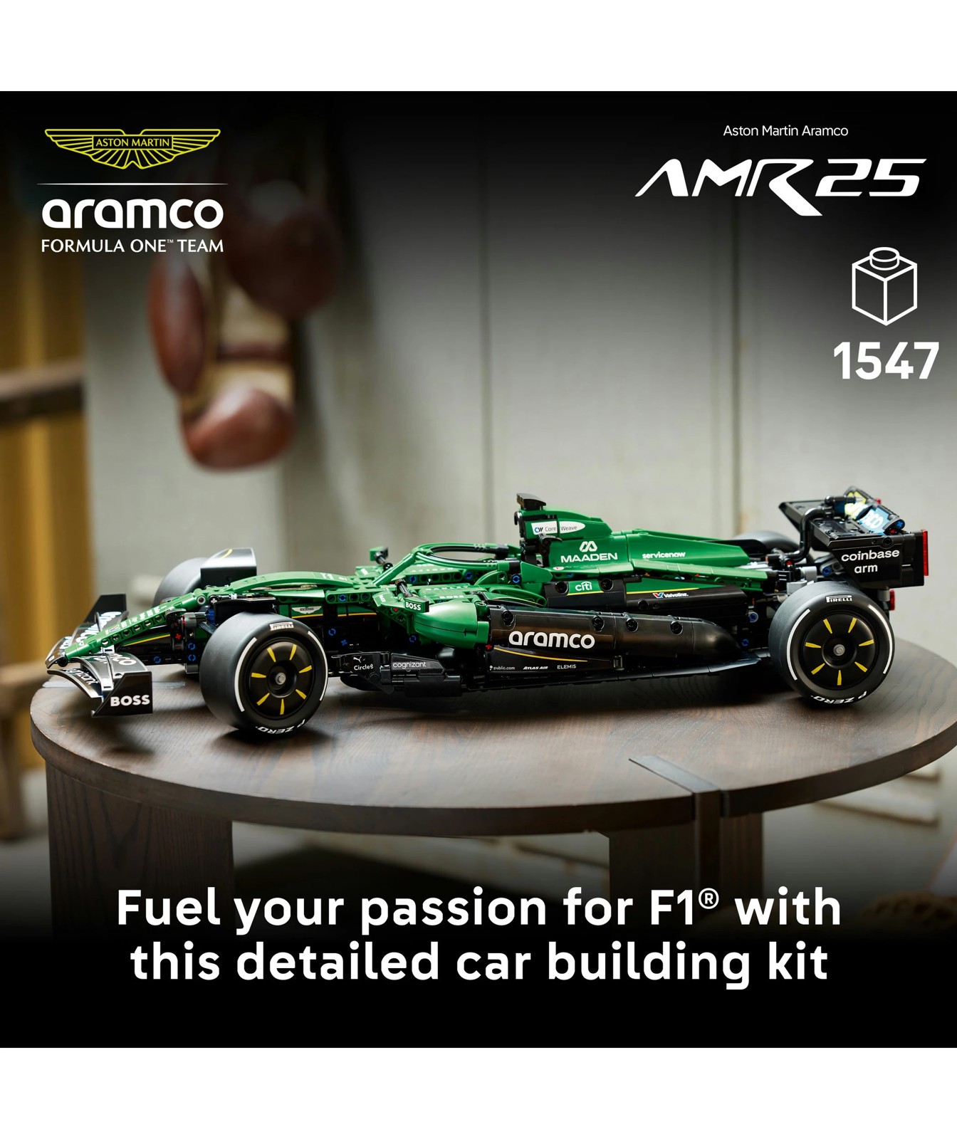 LEGO® Technic Aston Martin Aramco AMR25 F1® Car 42240 2 of 5