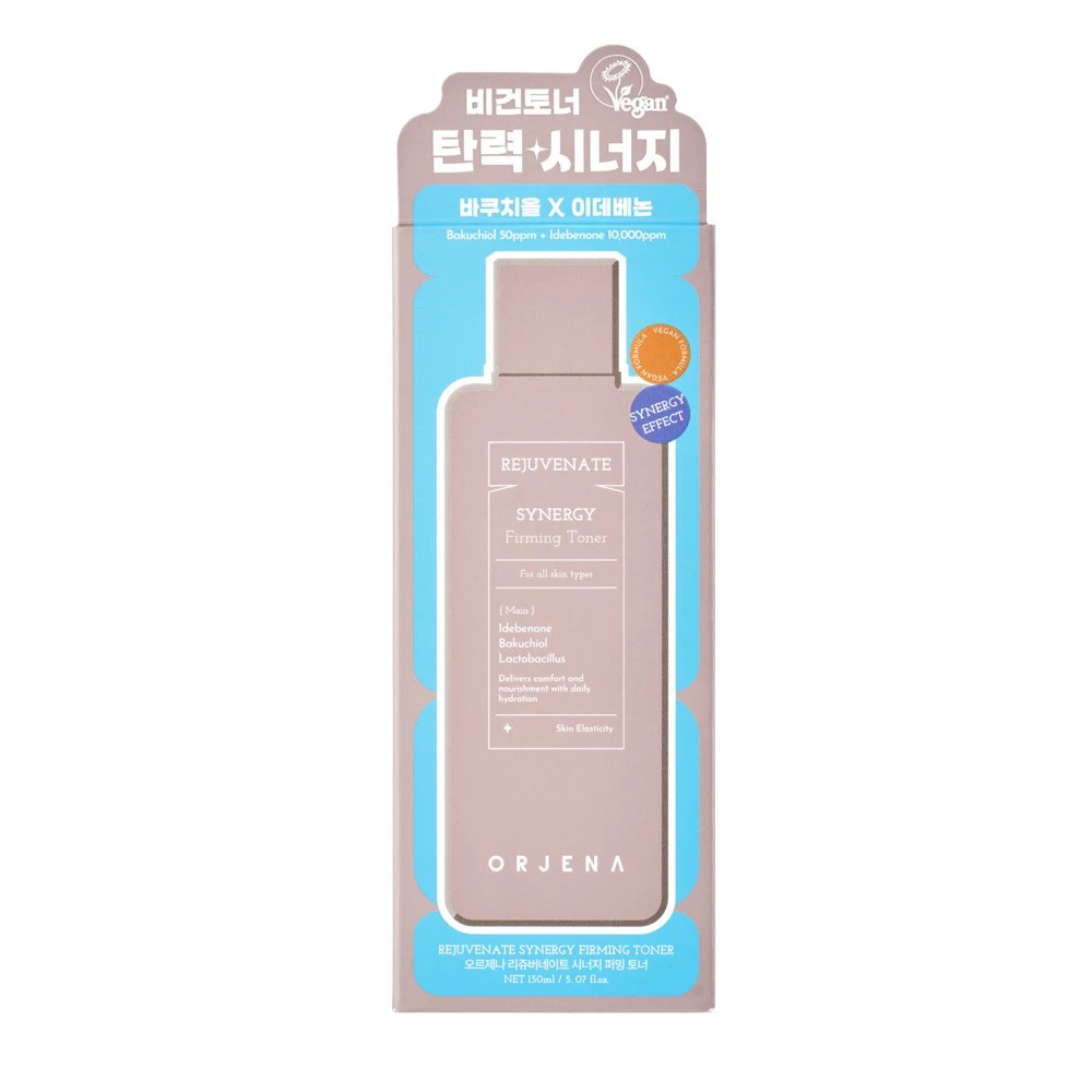 Orjena Rejuvenate Synergy Firming Toner 150ml - Idebenone, Bakuchiol and Lactobacillus 2 of 3