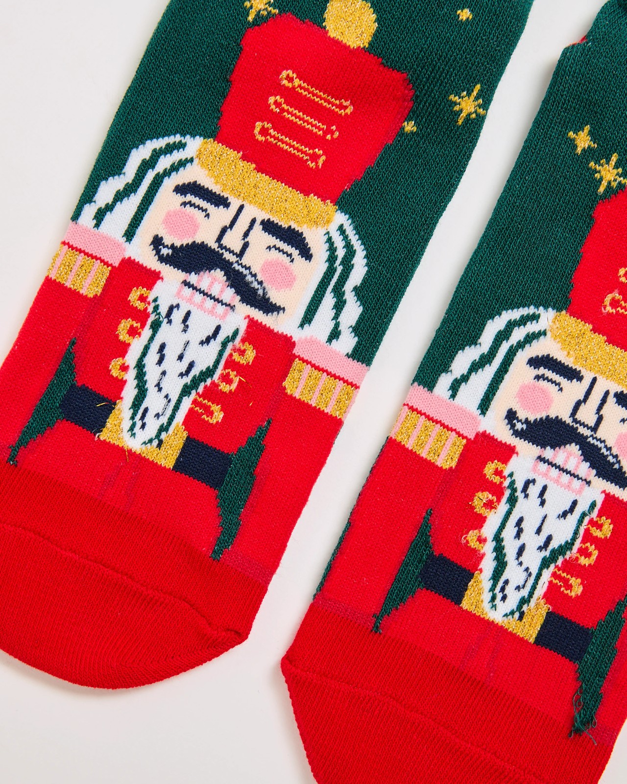 Novelty Ankle Low Cut Christmas Socks 2 of 3