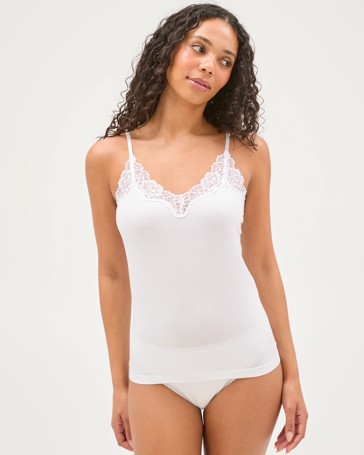 Lace Trim Seamfree Cami