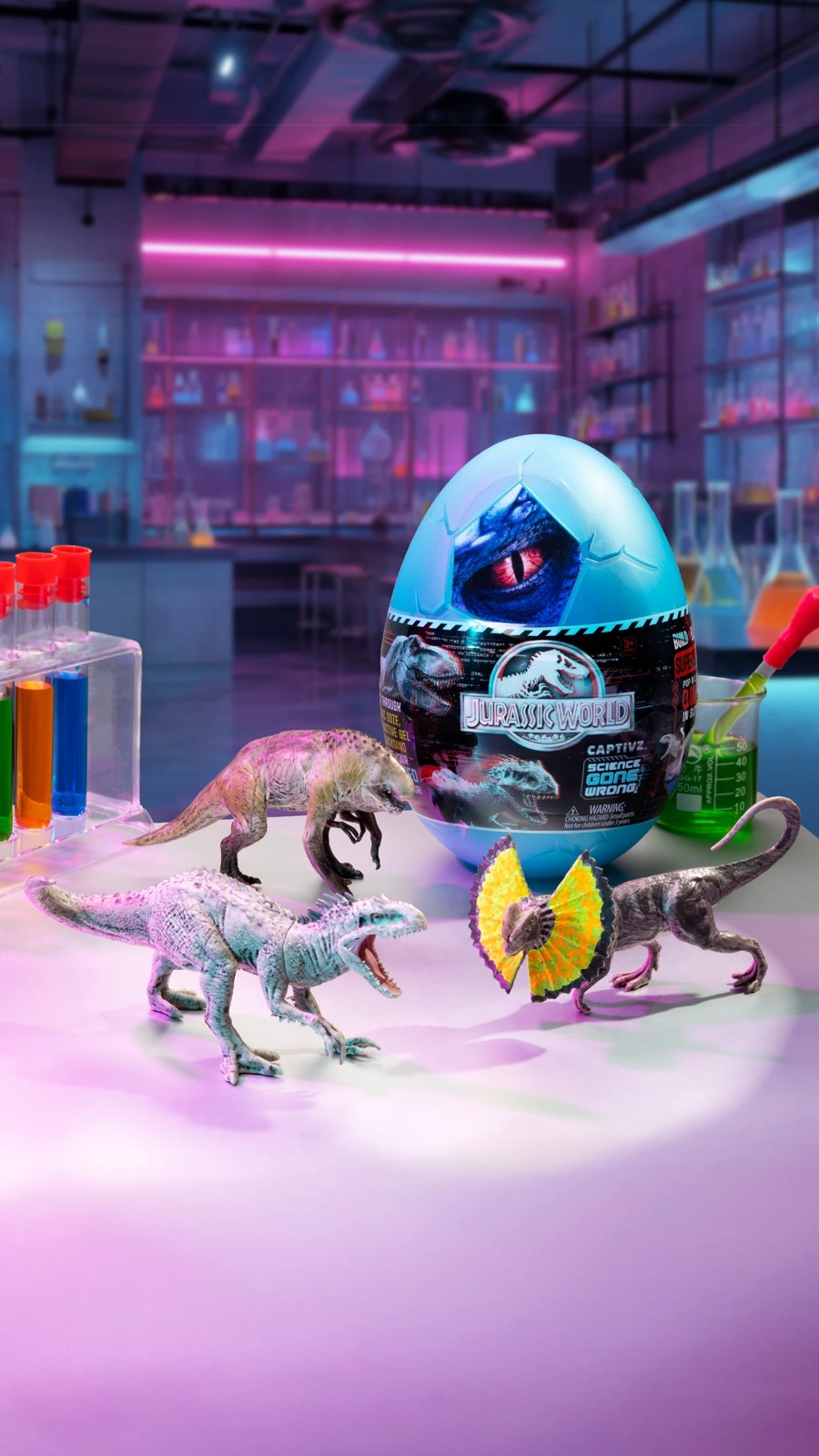Jurassic World Captivz Science Gone Wrong Surprise Egg - Assorted 3 of 3