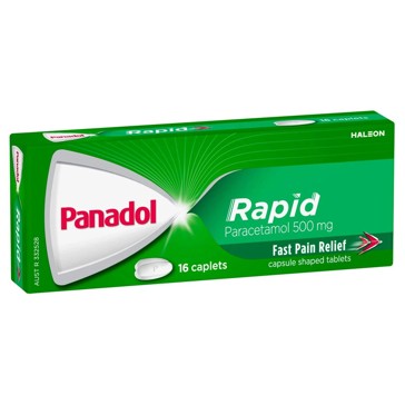 16 Pack Panadol Rapid Paracetamol 500mg