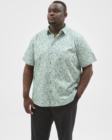 Plus Size Australian Cotton Short Sleeve Business Shirt