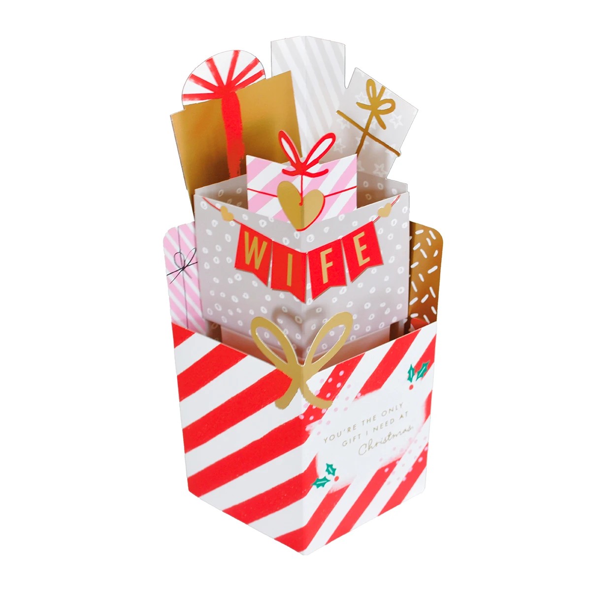 Hallmark Christmas Card - Wife Presents 2 of 4