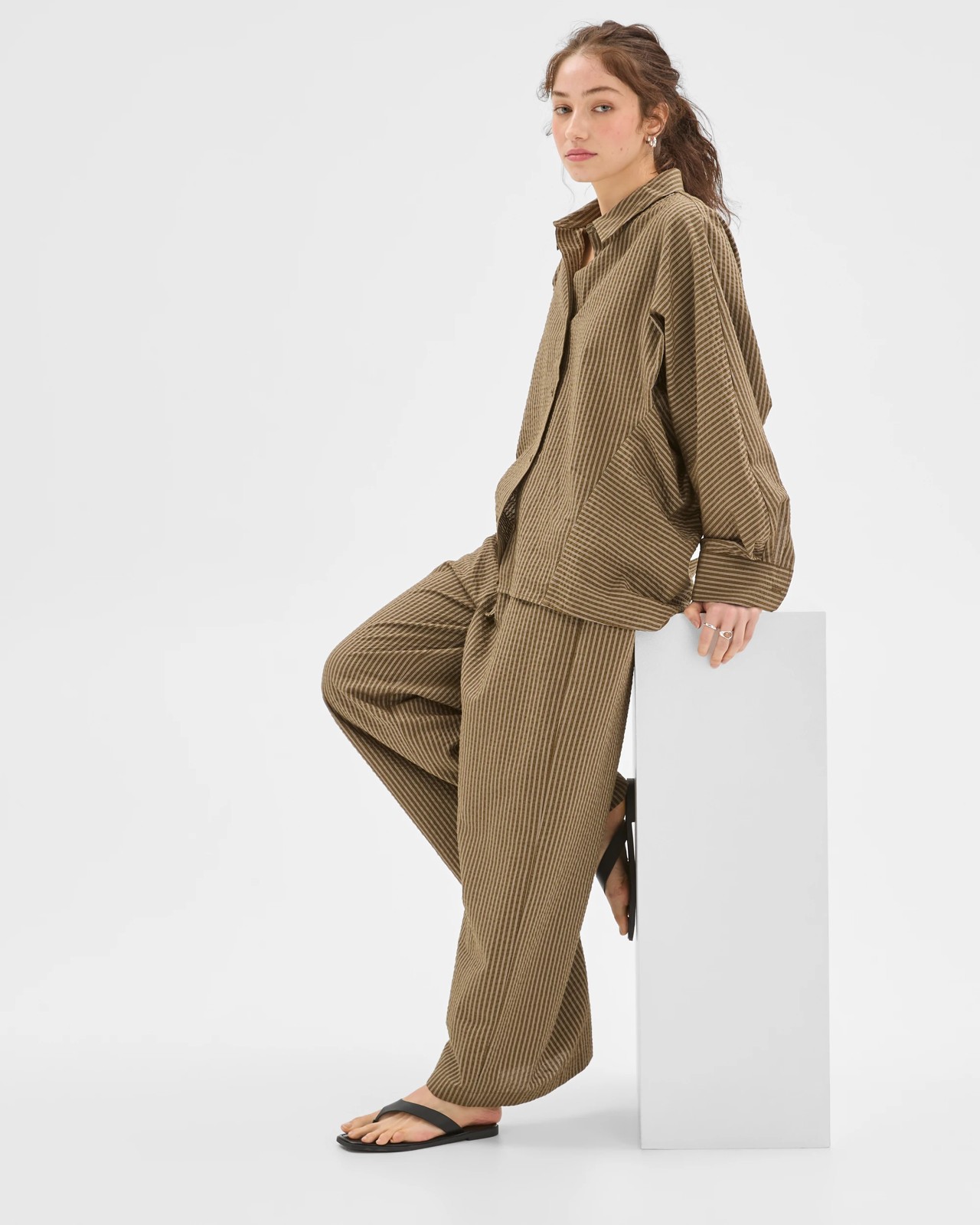 Lily Loves Australian Cotton Blend Wide Leg Pants 2 of 5