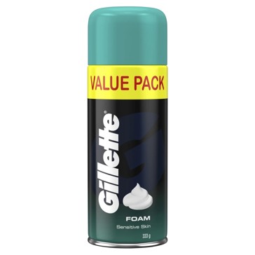 Gillette Shave Foam Sensitive Skin Value Pack - 333g