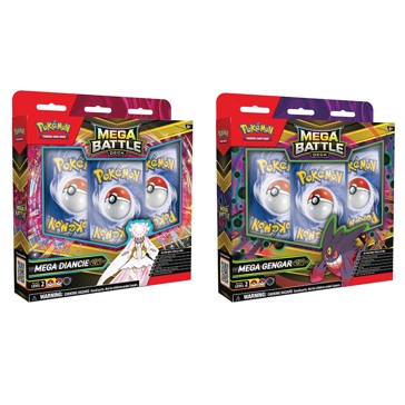 Pokemon TCG: Mega Battle Decks —Mega Gengar ex & Mega Diancie ex - Assorted
