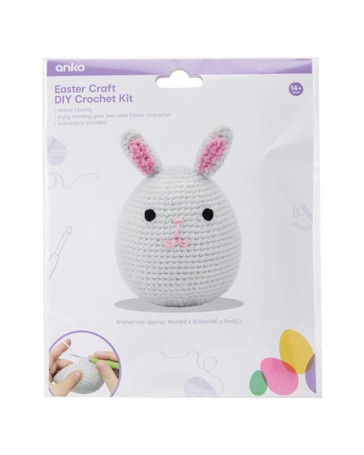 Anko Easter Craft DIY Crochet Kit - Bunny