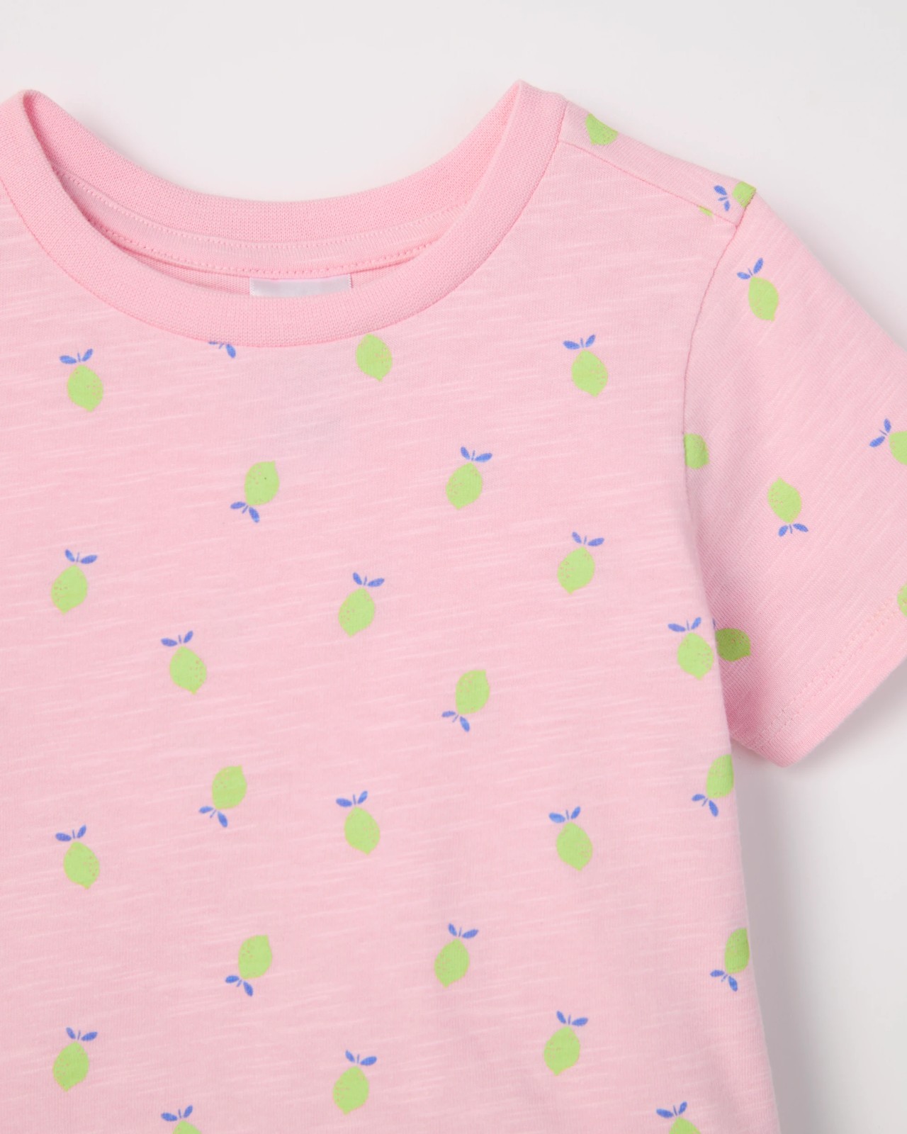 Baby Organic Cotton Ruffle T-Shirt - Pink Lemons Fairy Tale 2 of 2