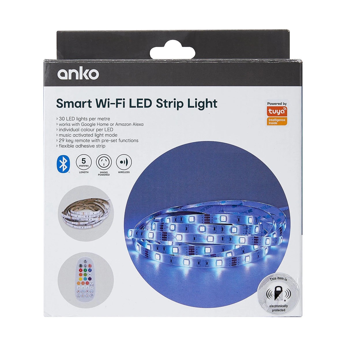 Target led lights with shop remote