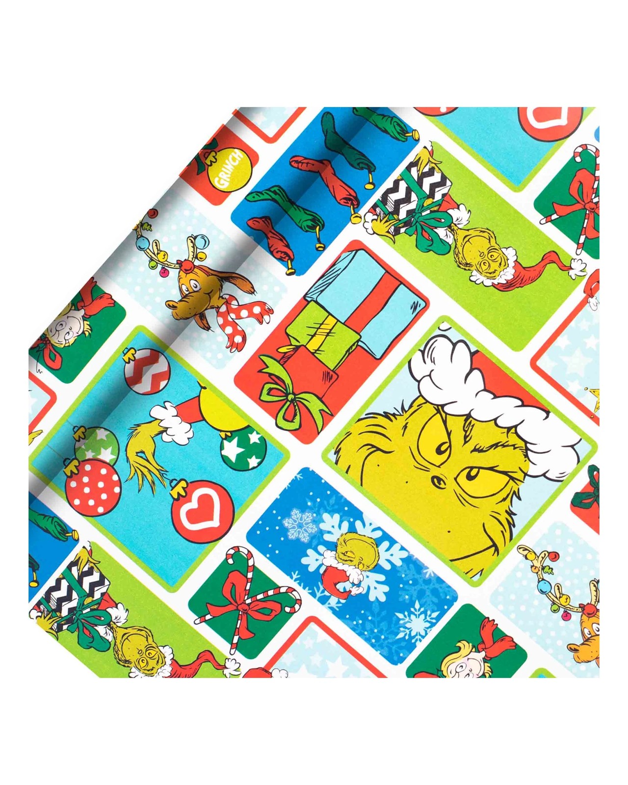 Hallmark Christmas Wrapping Paper - The Grinch 2 of 3