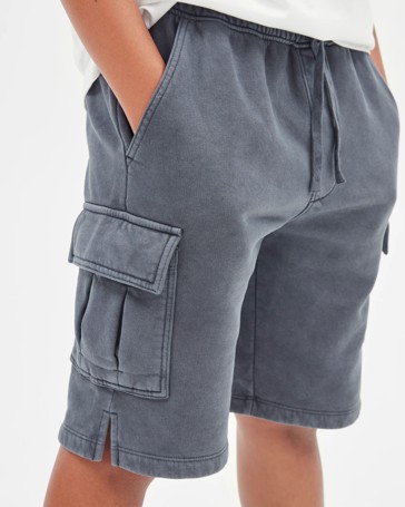 Washed Fleece Shorts
