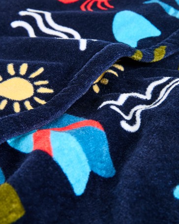 Kids Costa Printed Velour Australian Cotton Beach Towel