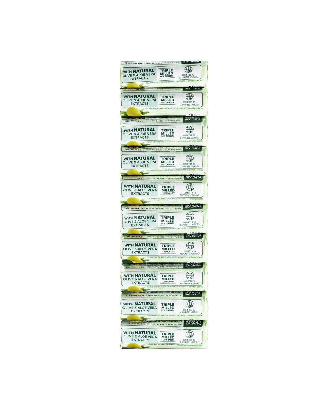 Palmolive Naturals Moisture Care Bar Soap, Olive & Aloe Vera - 10 Pack 4 of 6
