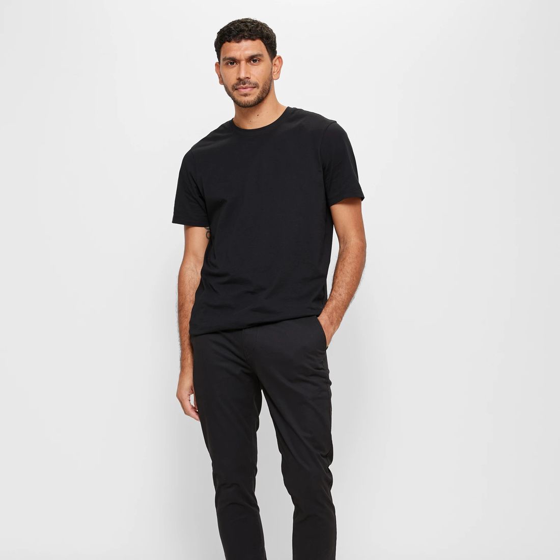 Slim Chino Pants - Black | Target Australia