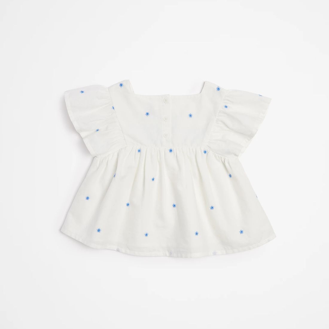 Embroidered Ruffle Top Target Australia