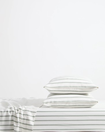 Taylor Stripe Flannelette Sheet Set