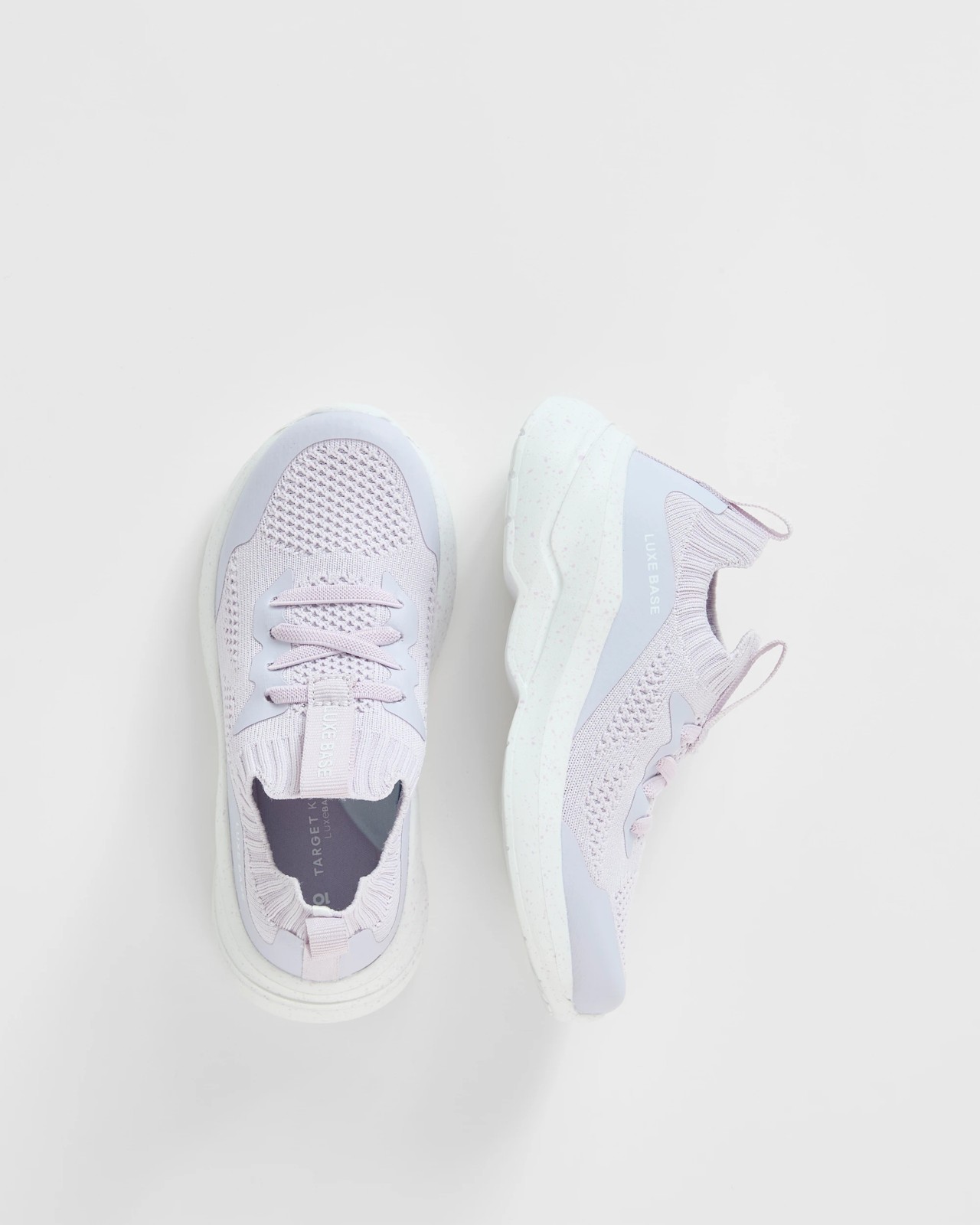 Textured Knit Sneakers - Lilac 3 of 3