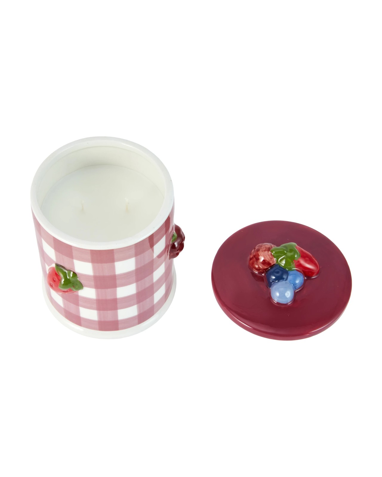 Anko Brunch Club Berry Check Candle 5 of 6