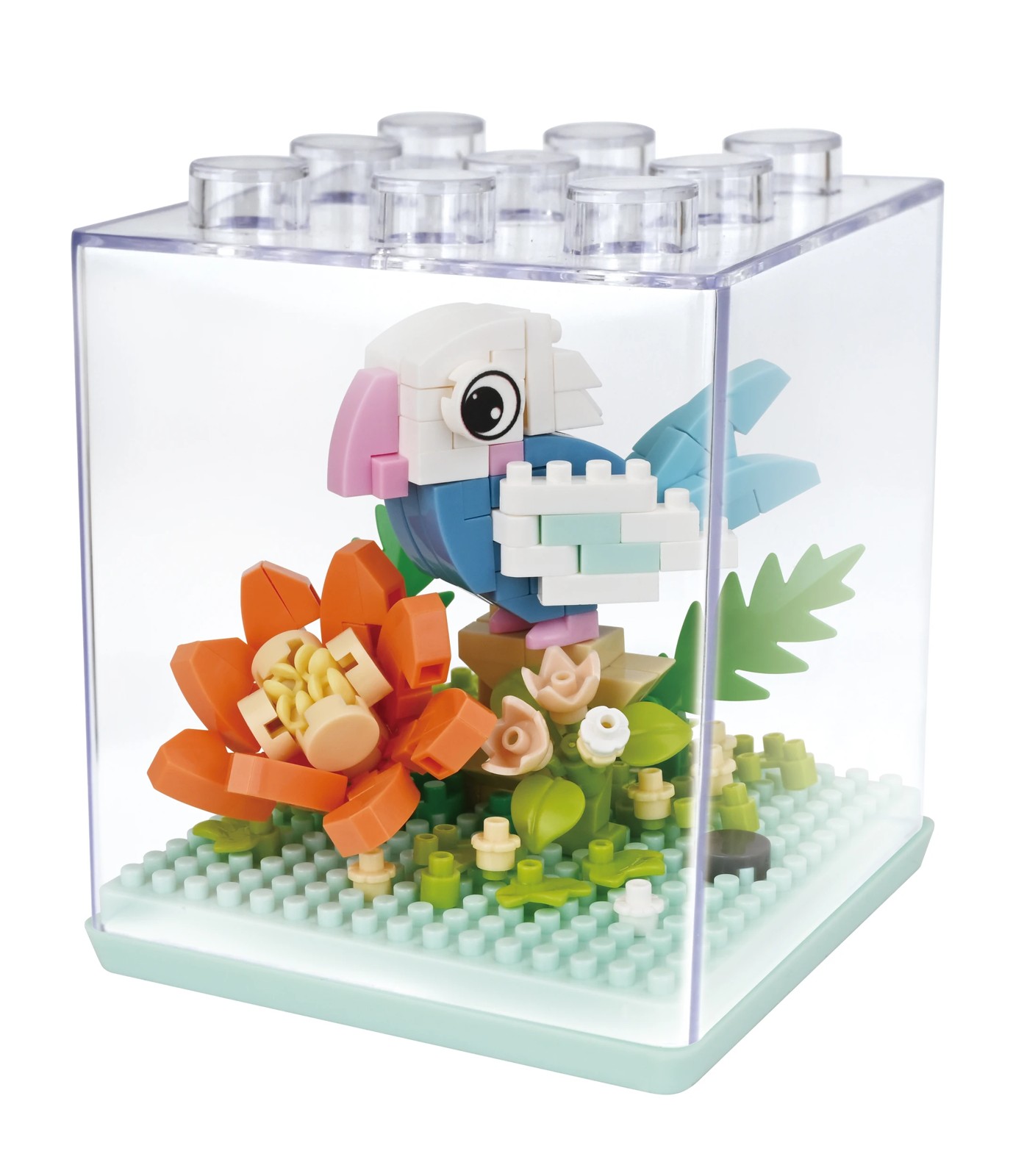 Mini Blocks Animal Series: Parrot in Case - Assorted 3 of 6