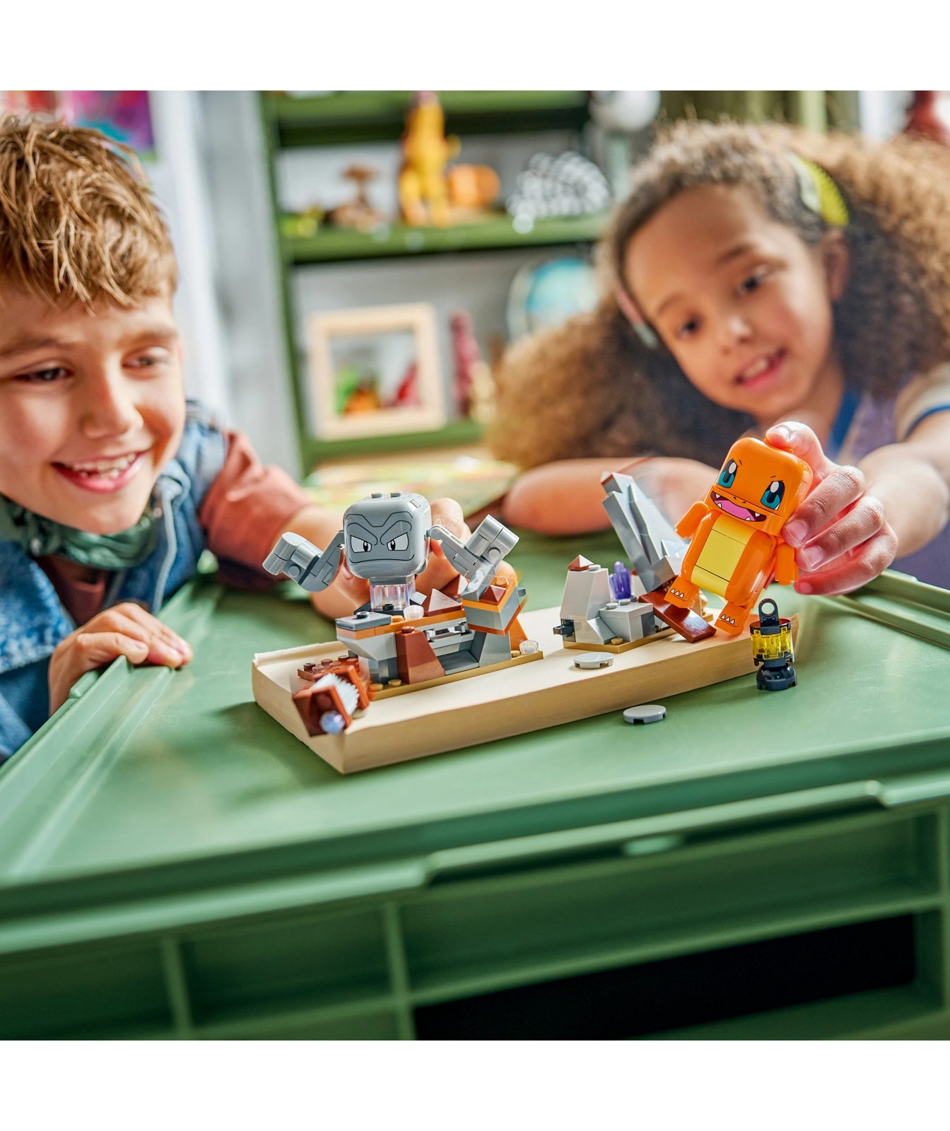 Pre-Order LEGO® Pokemon SMART Play: Charmander and Geodude's Cavern Clash 72157 4 of 6