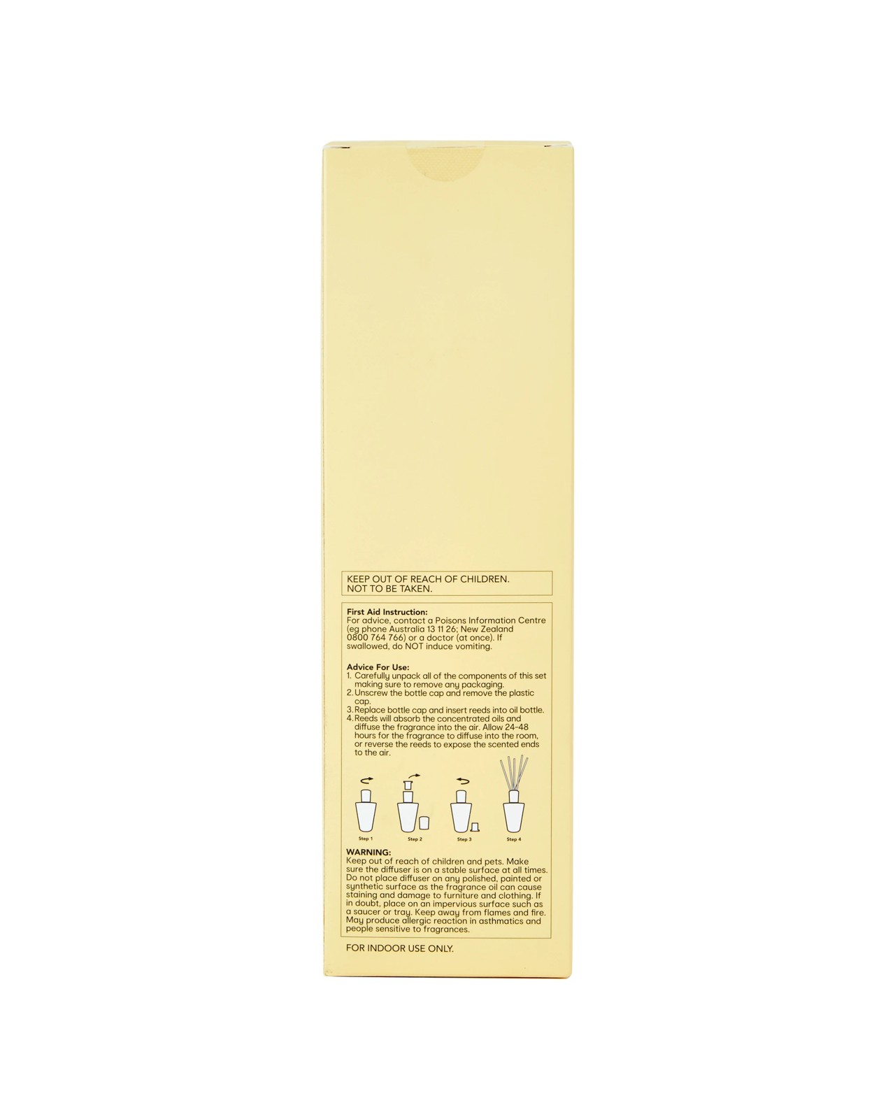 Anko XL Frosted Orange Amber Reed Diffuser 350ml 6 of 6