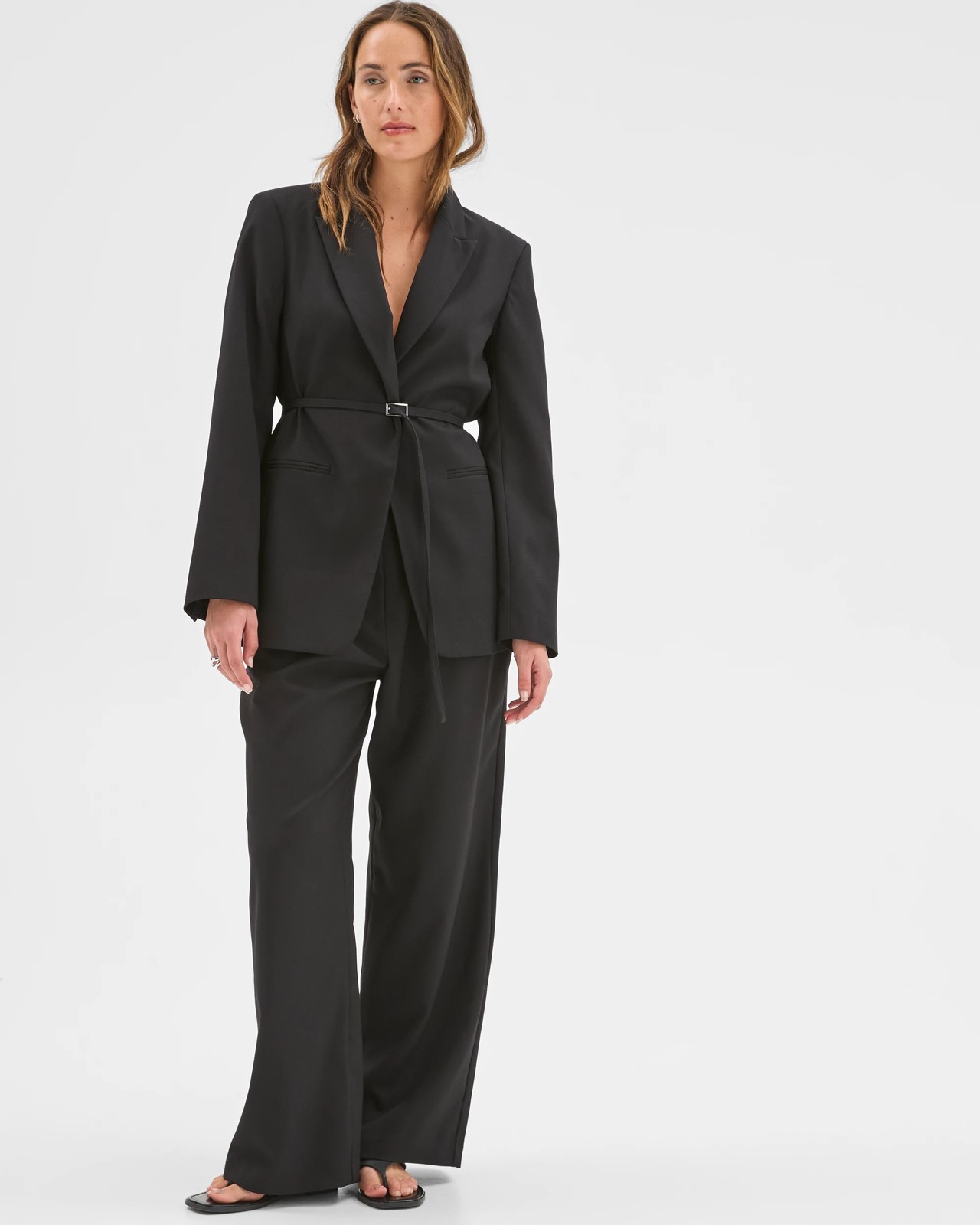 Preview Belted Detail Blazer 2 of 6