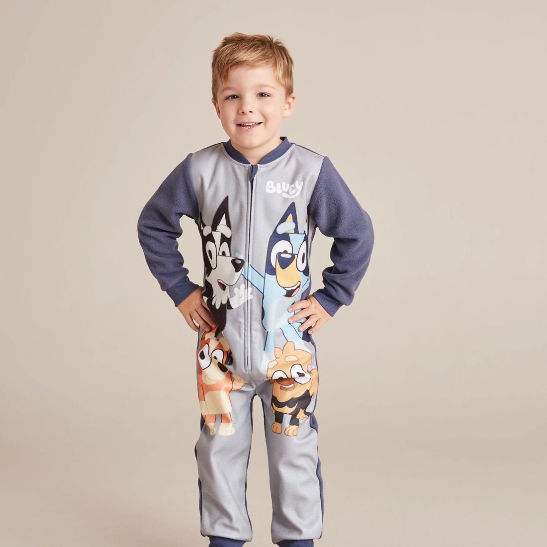 Bluey Fleece Sleepsuit Target Australia