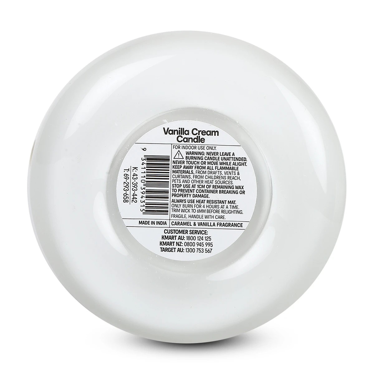 Vanilla Cream Fragrant Candle - Anko 5 of 5