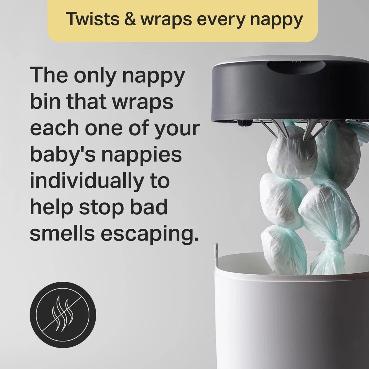 Tommee Tippee Twist & Click Advanced Nappy Disposal System 5 of 6