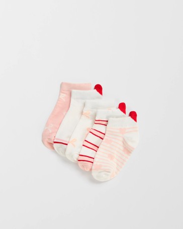 Australian Cotton Blend Low Cut Socks 5 Pack - Maxx