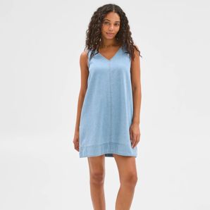 Sleeveless Mini Denim Dress product image