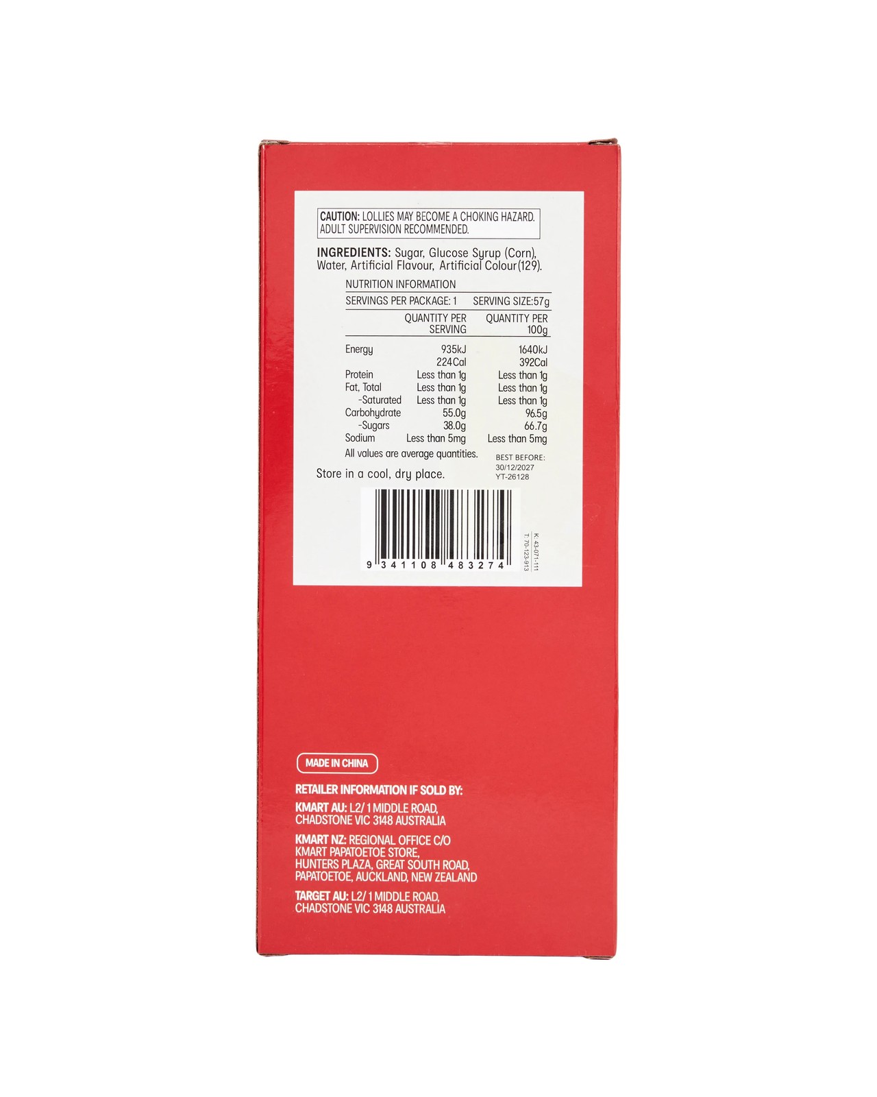 Giant Candy Cane 57g - Anko 3 of 3