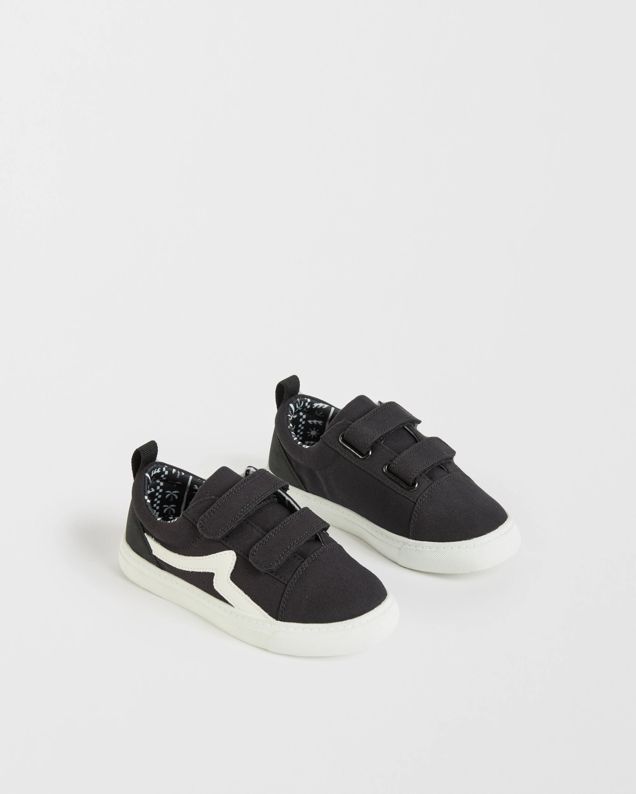 Double Strap Skate Sneakers - Black 2 of 3