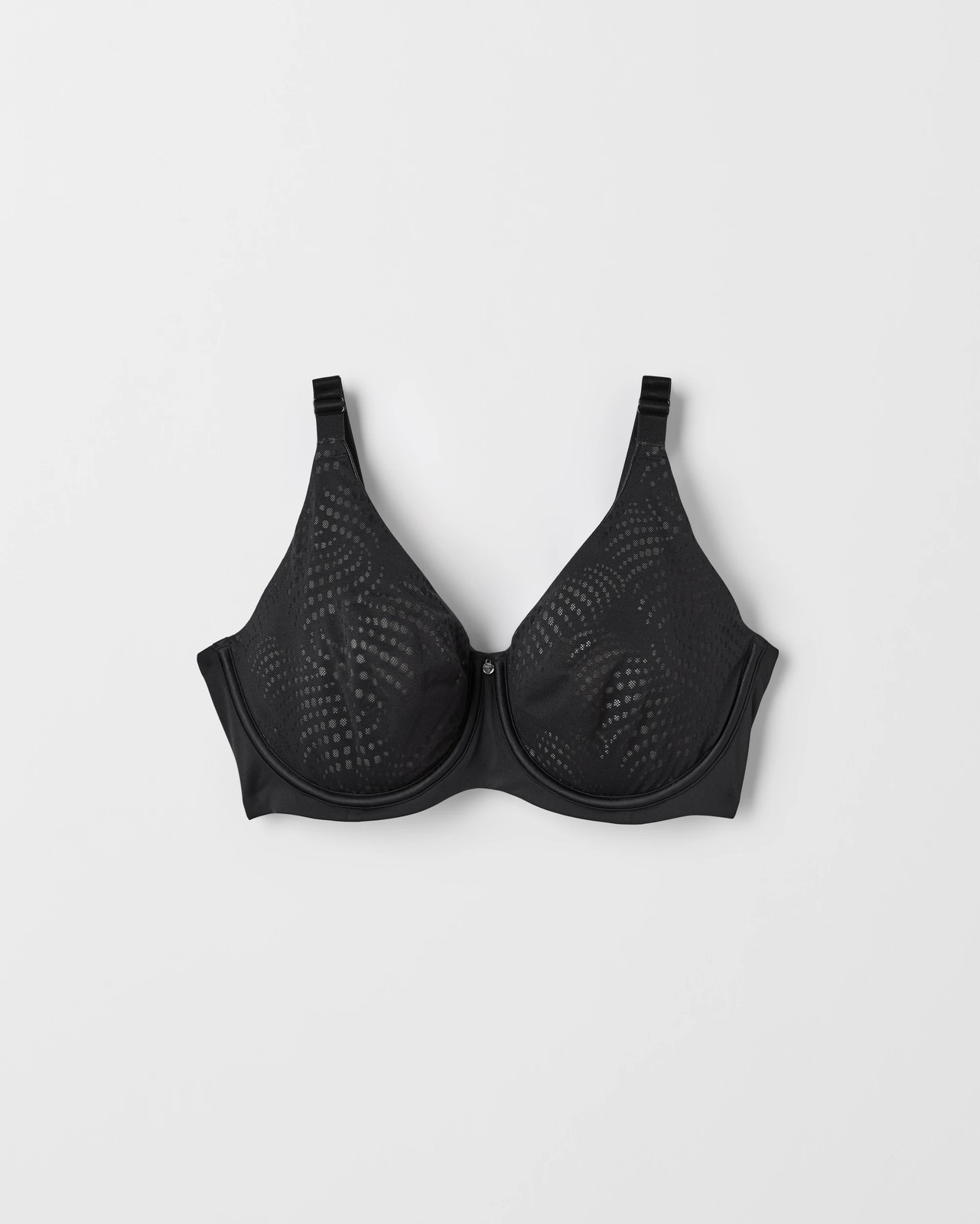 Lace Minimiser Underwire Bra - Black 4 of 5