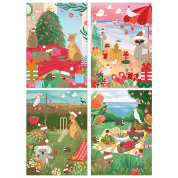 16 Pack Hallmark Boxed Christmas Cards - Multi Australian