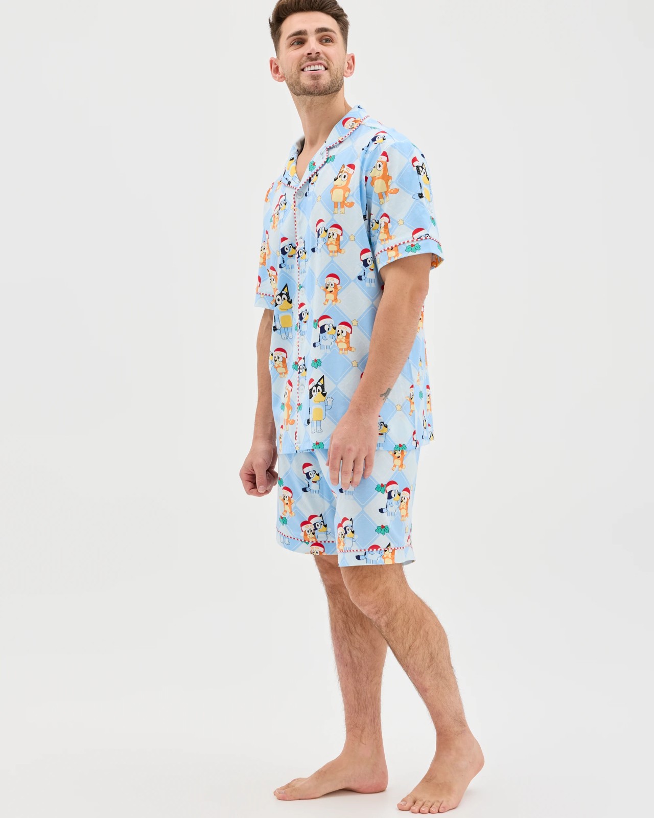 Family Matching Christmas Australian Cotton Mens Pyjama Set - Bluey 2 of 5