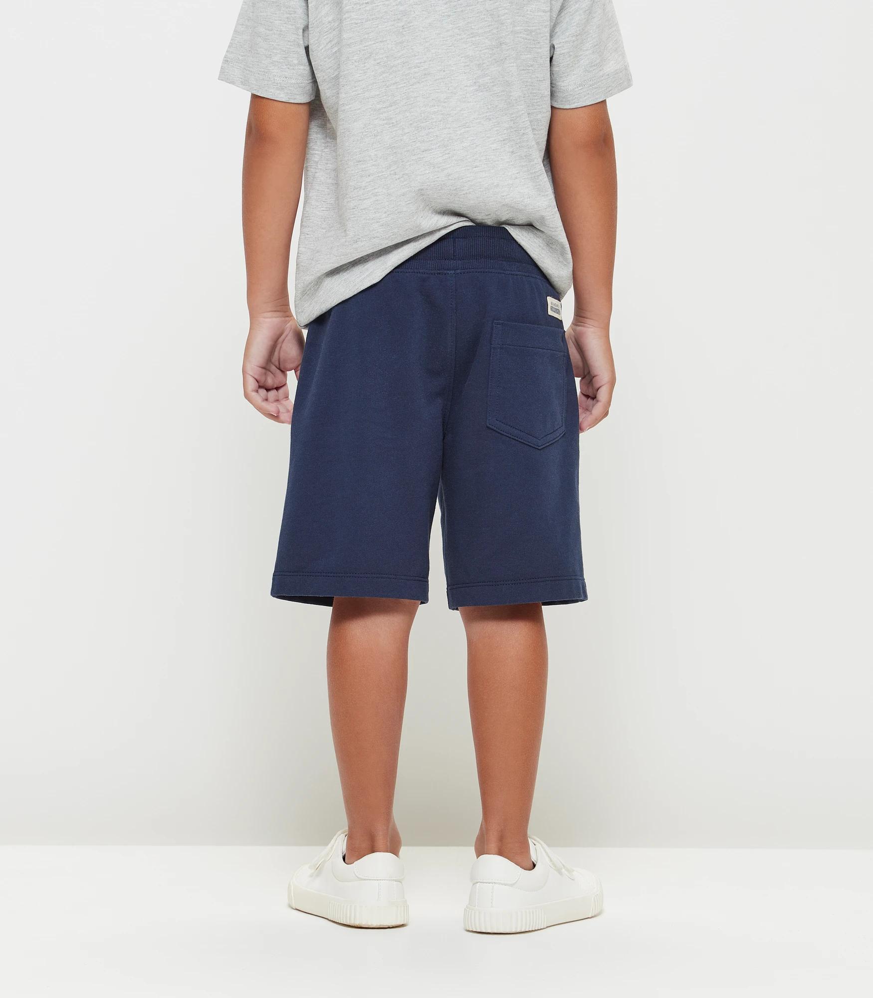 Navy blue store sweat shorts