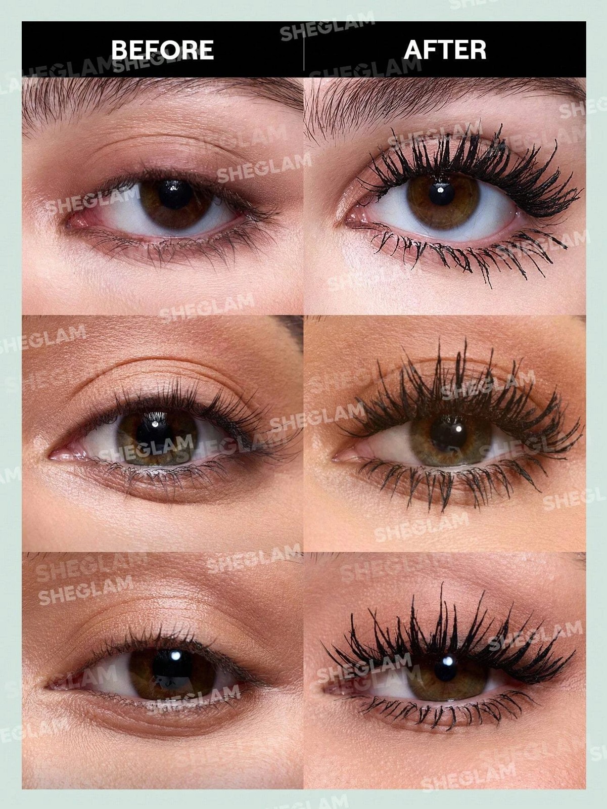 SHEGLAM All-In-One Volume & Length Mascara - Waterproof Black 3 of 6