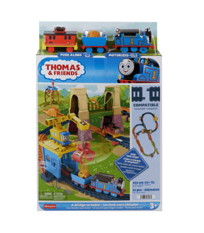 Thomas & Friends Adventures with Thomas & Brake Car Bruno Motorized Toy Train & Track Set
