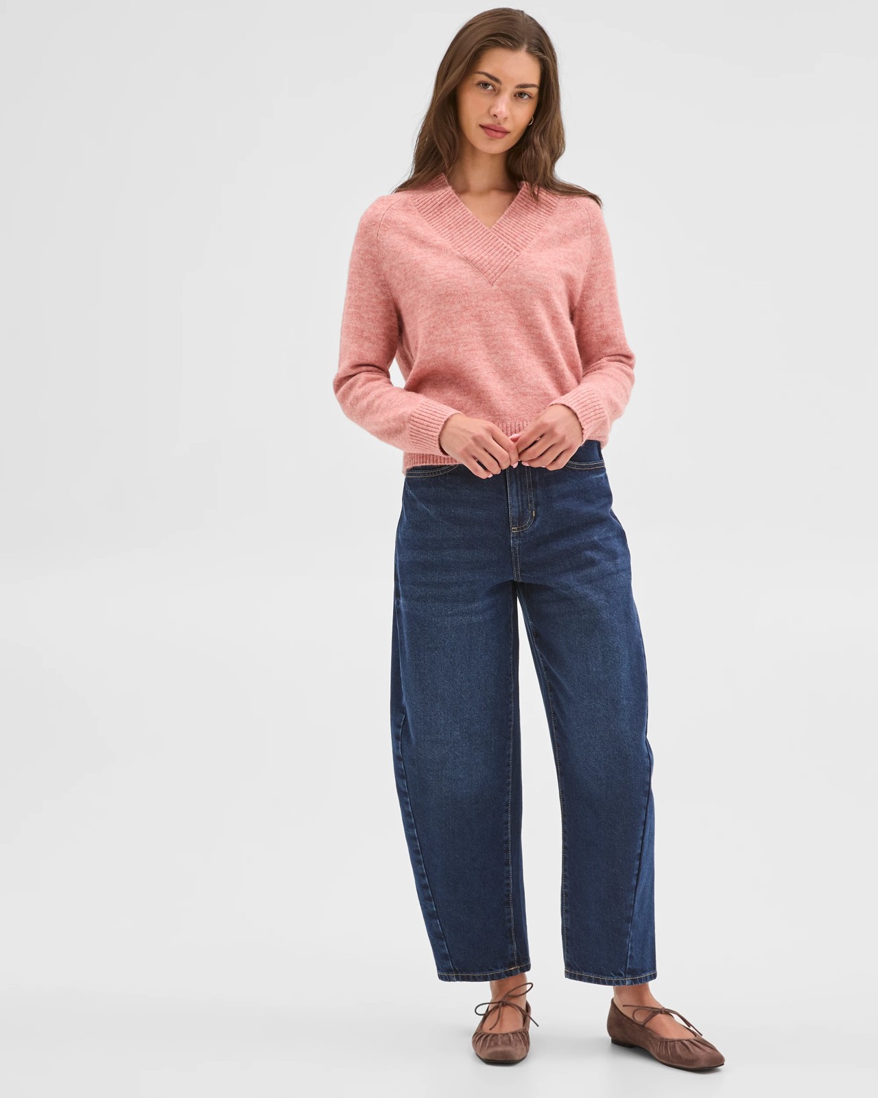 Petites Long Sleeve Lofty Sweater 2 of 6