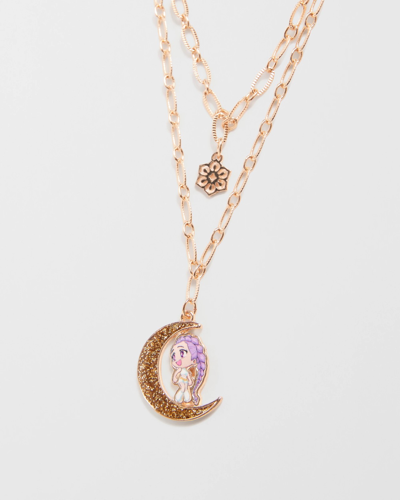KPop Demon Hunters Necklace - Rumi Purple 2 of 3