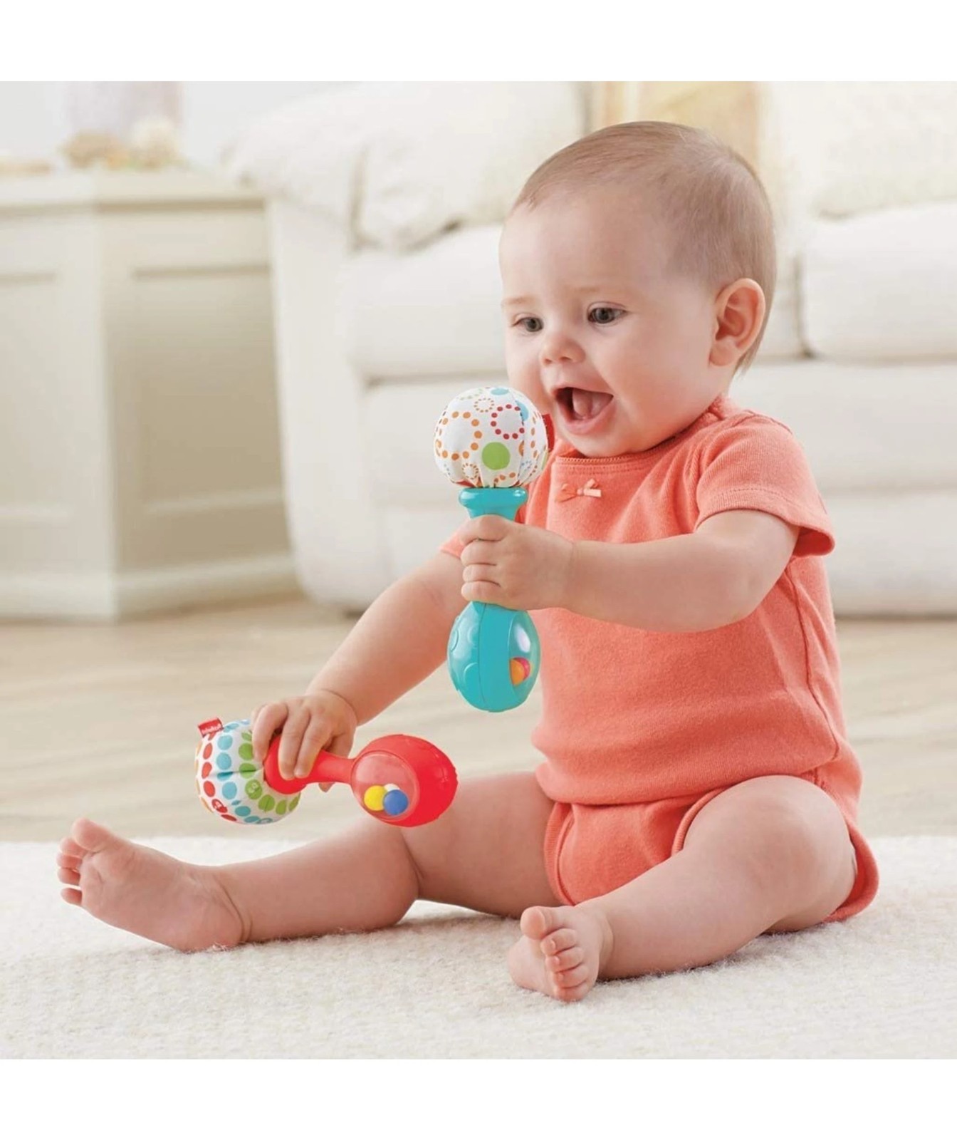 Fisher Price Tambourine & Maracas Gift Set 3 of 6