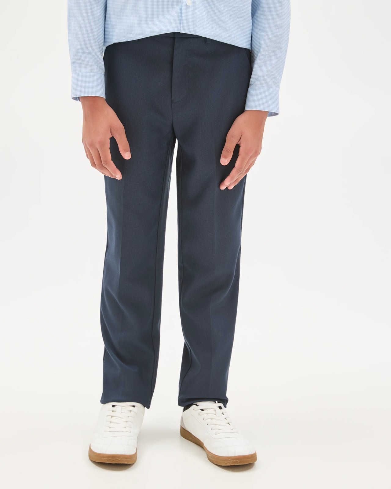 Boys Tailored Suiting Pants - Blue 4 of 5