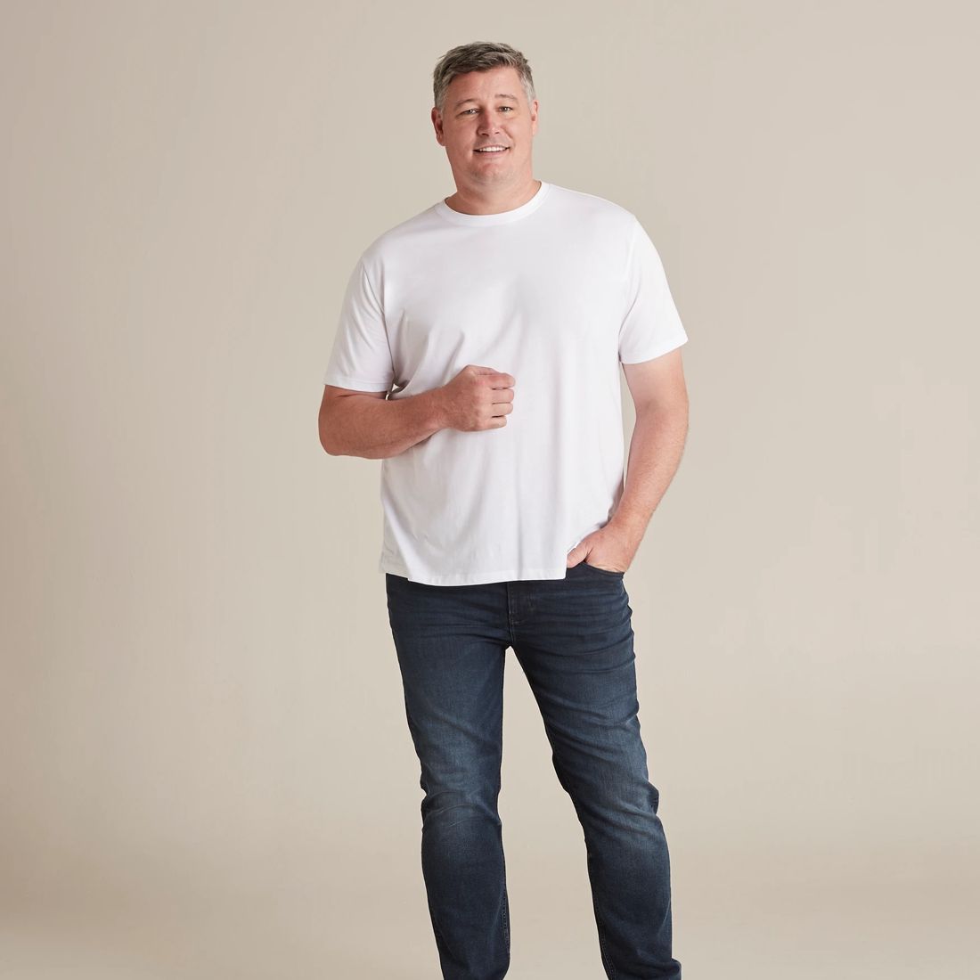 Man Plus Straight Stretch Jeans Target Australia
