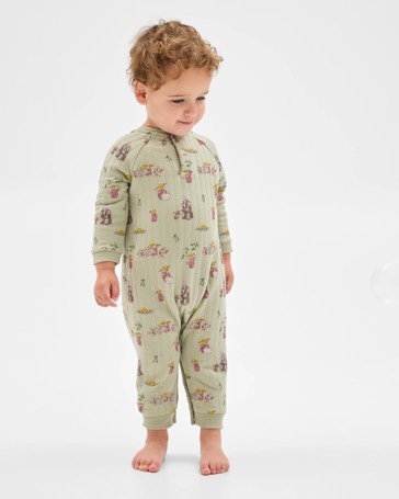 Disney Organic Cotton Baby Quilted Coverall