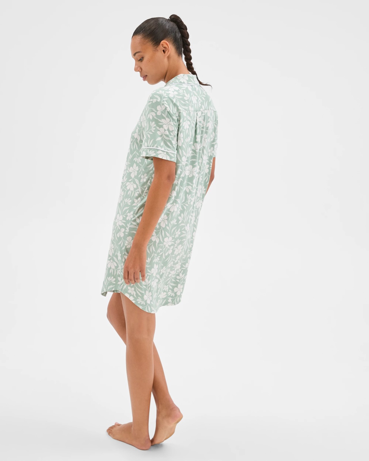 Bamboo Short Sleeve Sleep Nightie 5 of 6
