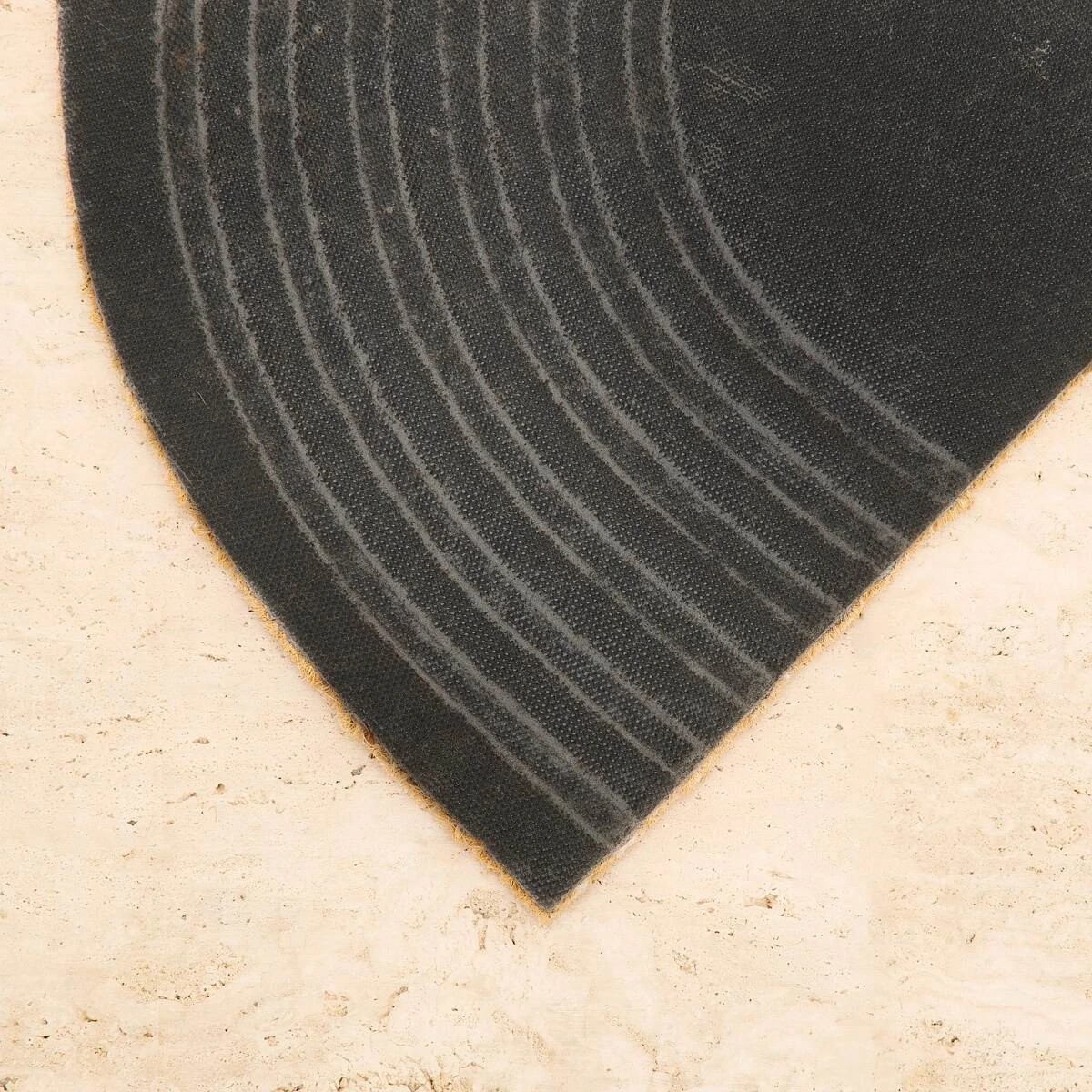 Anko Embossed Semi Circle Door Mat - 75cm x 45cm 3 of 5