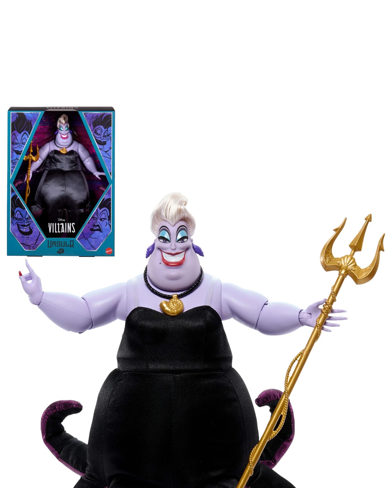 Disney Collector Ursula Collectible Villains Fashion Doll in Signature Look 4 of 6