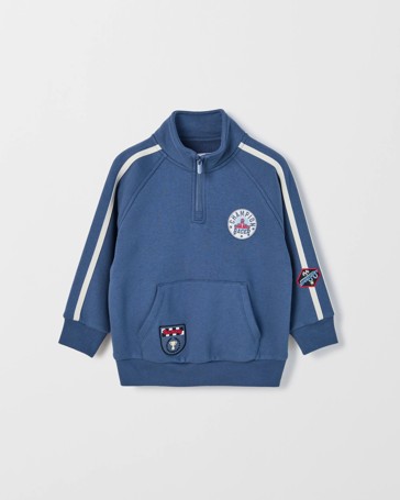 Australian Cotton Blend 1/4 Zip Sweat Top